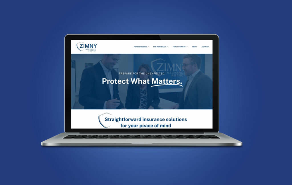 zimny insurance agency website design